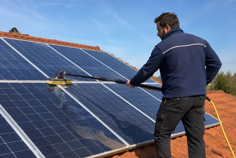 Nettoyage et entretien de panneaux solaires à Biscarrosse